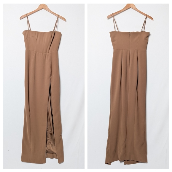 HOUSE OF CB Jaida Dress Toast M Medium - Picture 8 of 13